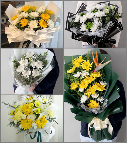 上海崇明区新河镇永丰村白事花束代送